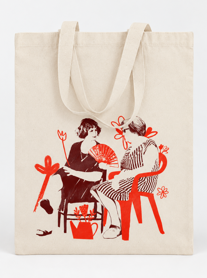 Tote solidaria ilustrada