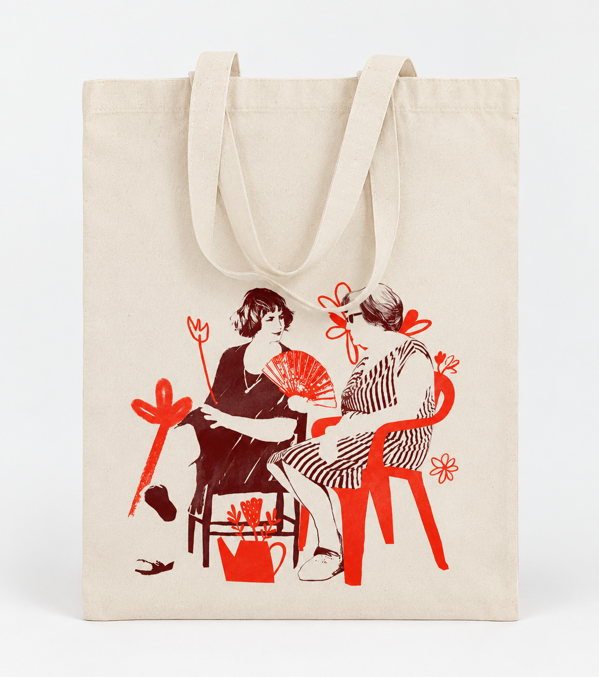 Tote solidaria ilustrada