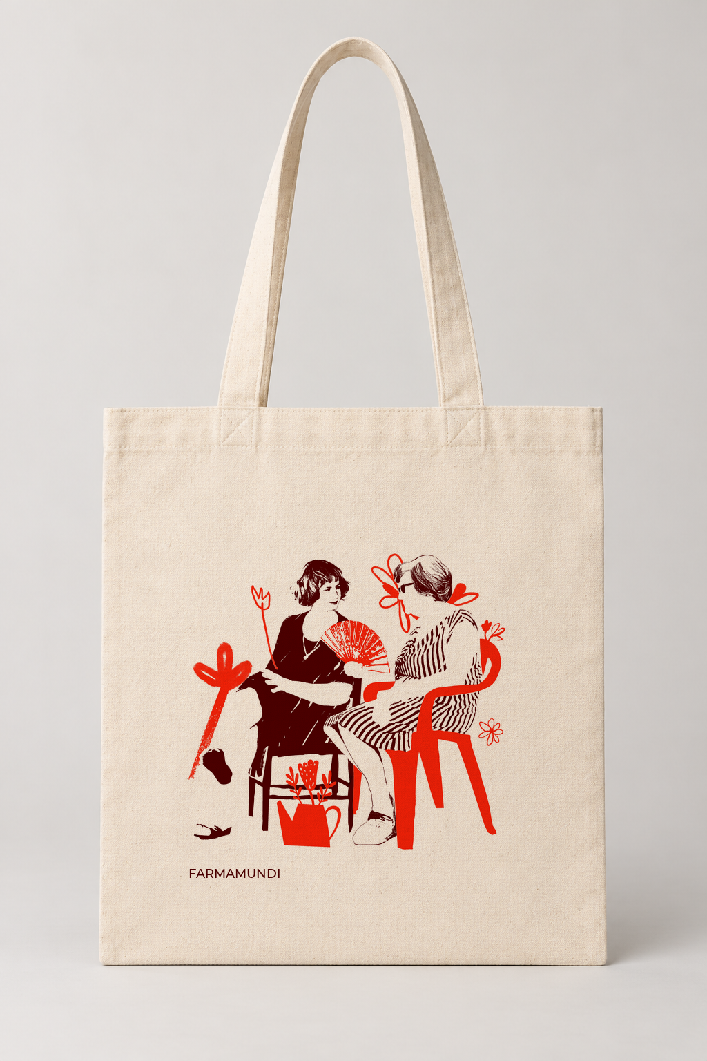 Tote solidaria ilustrada por Paula M. Rufat